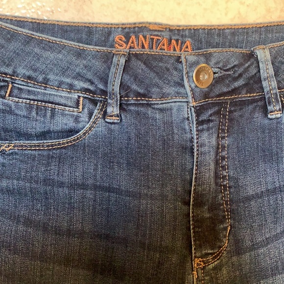 LIKE NEW - Santana mid rise Dark Wash Crop Jeans - Picture 2 of 5